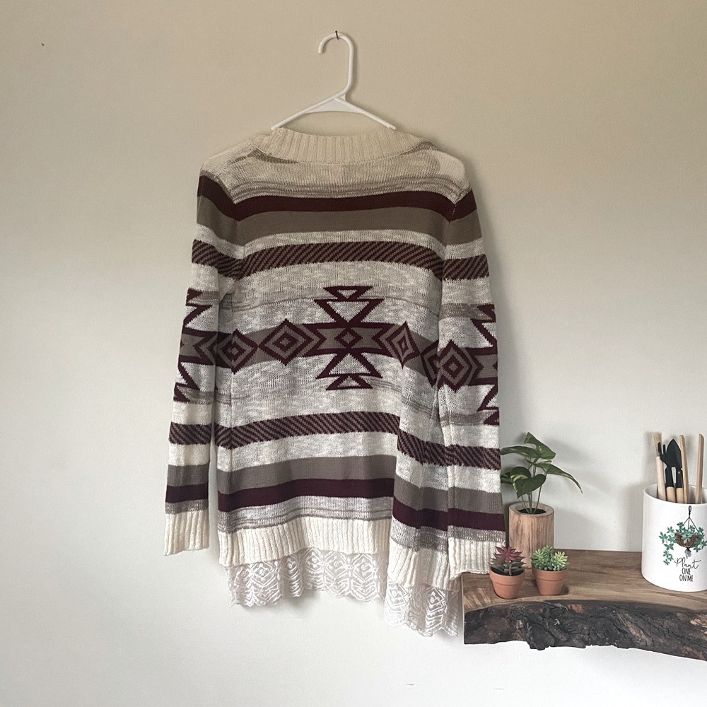 Patterned Cardigan - Picture 2 of 2